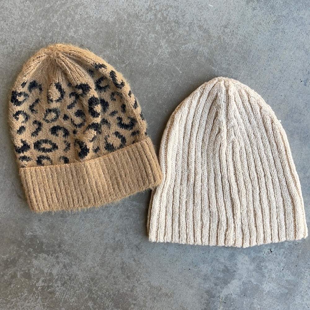 Tan beanies